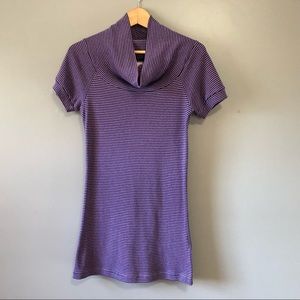 Free People cowl neck short sleeve tunic